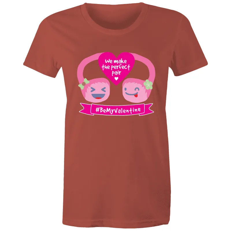 Valentine's Day Women's Perfect Pair Tee (L001)