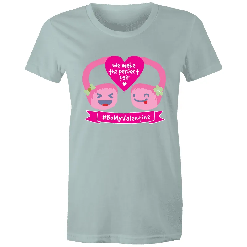 Valentine's Day Women's Perfect Pair Tee (L001)