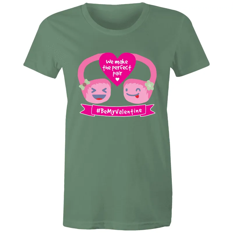 Valentine's Day Women's Perfect Pair Tee (L001)