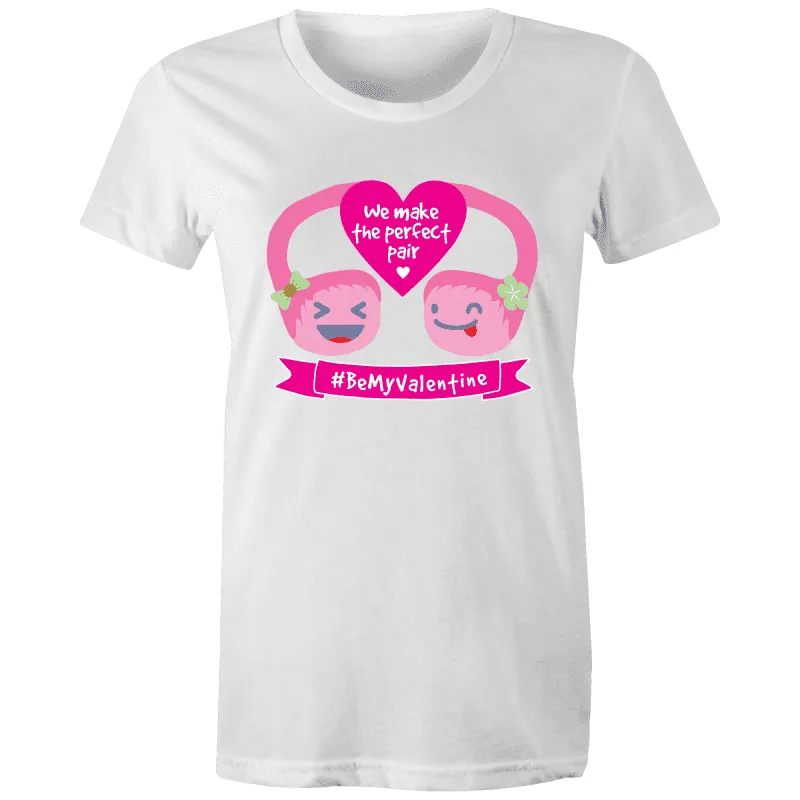 Valentine's Day Women's Perfect Pair Tee (L001)