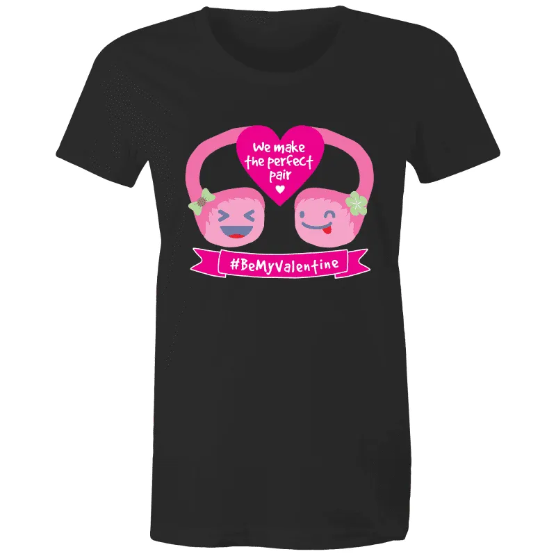 Valentine's Day Women's Perfect Pair Tee (L001)