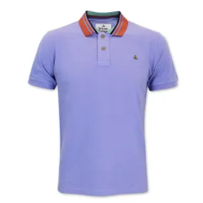 Vivienne Westwood Lilac Striped Collar Polo Shirt