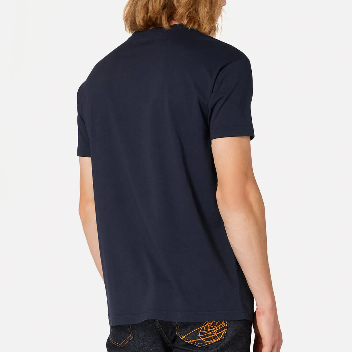 Vivienne Westwood Multicolour Orb T-Shirt Navy