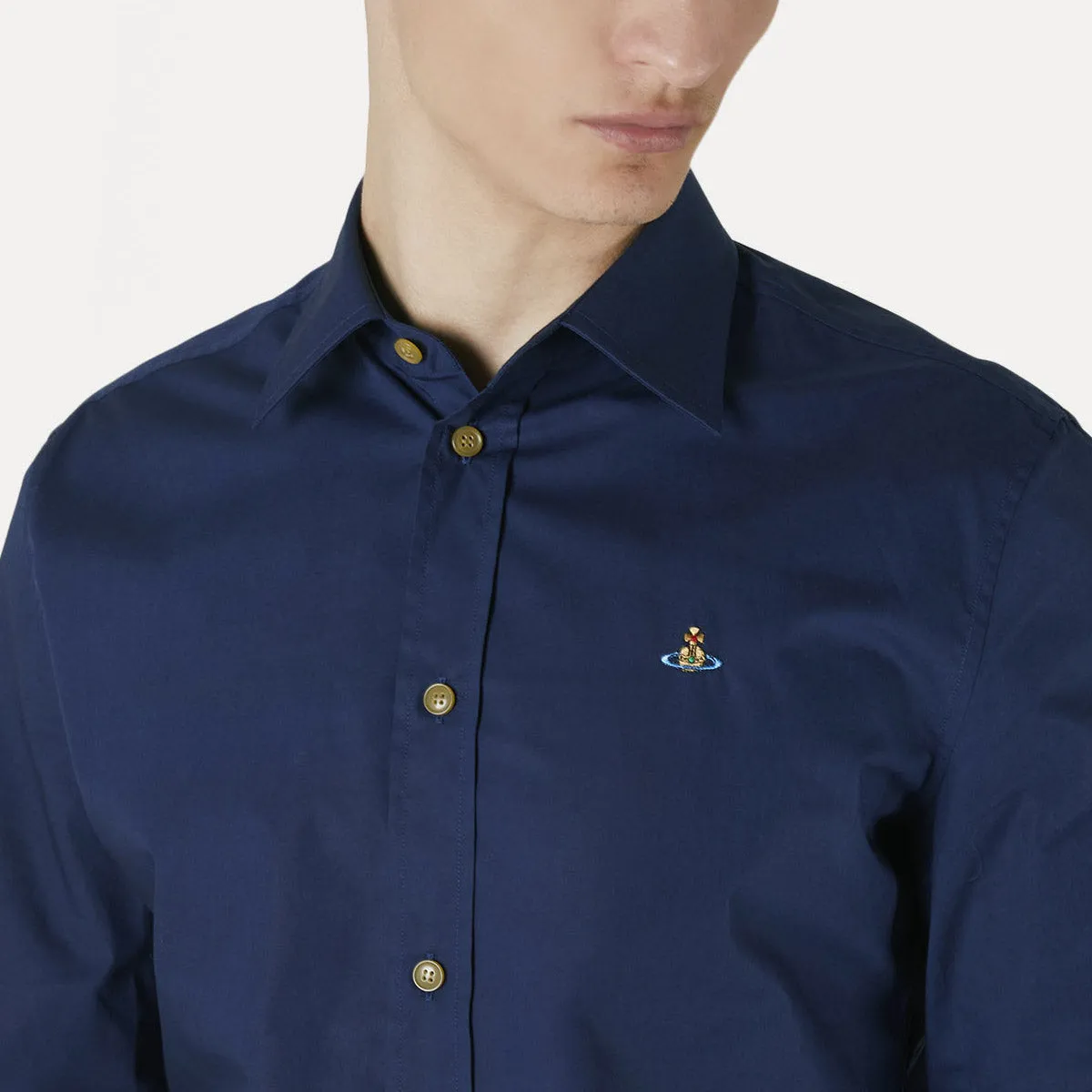 Vivienne Westwood Navy Slim Shirt