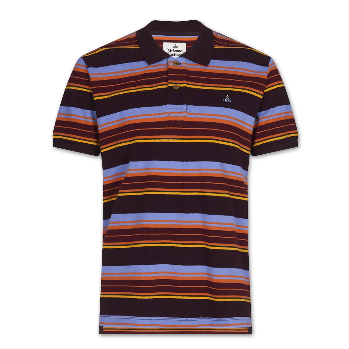 Vivienne Westwood - Winetasting Orange Striped Polo