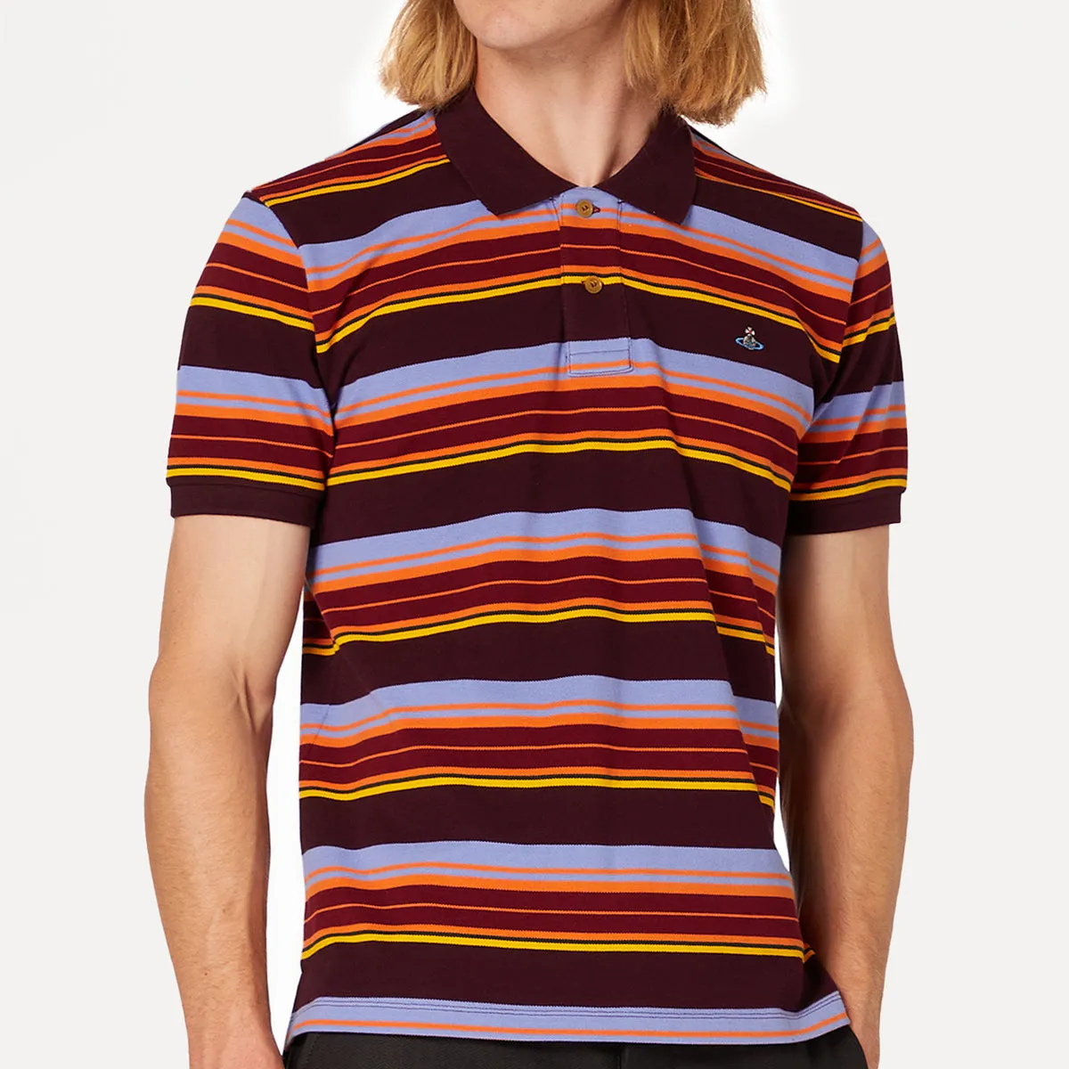 Vivienne Westwood - Winetasting Orange Striped Polo