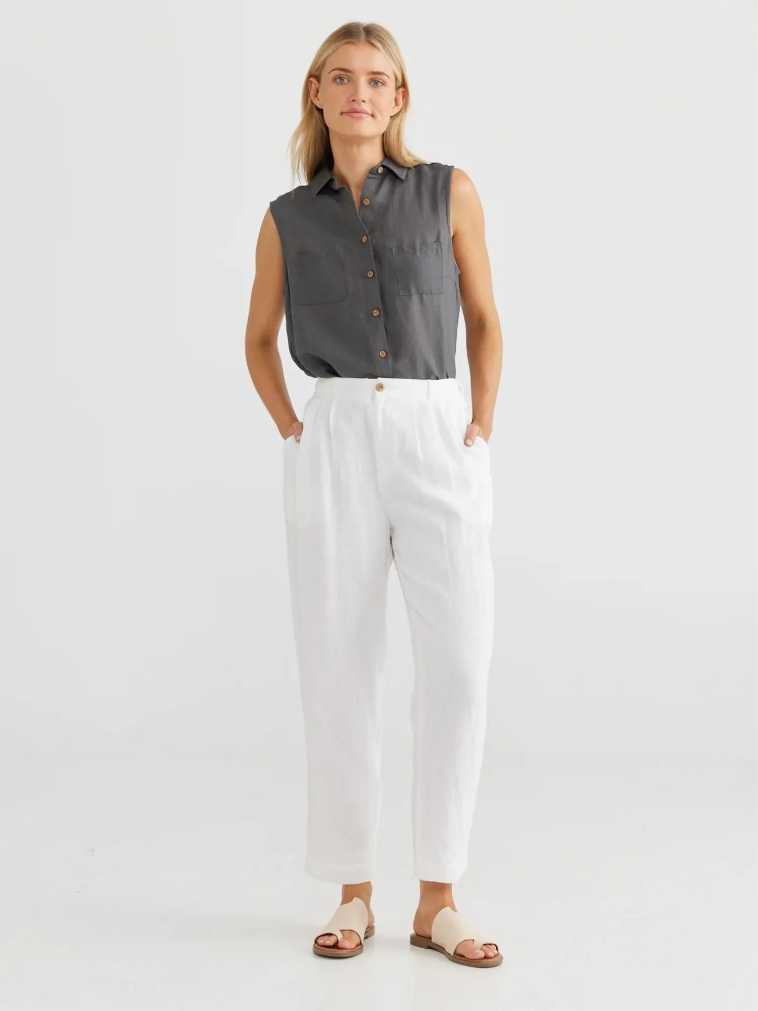 White Mandalay Pants