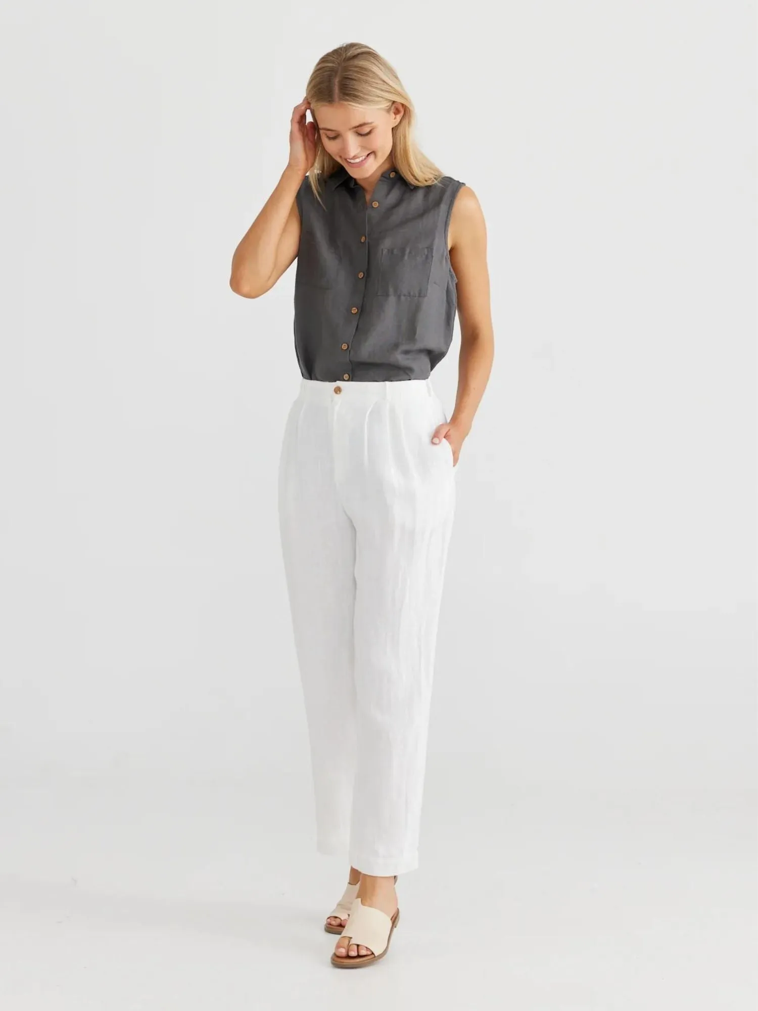 White Mandalay Pants