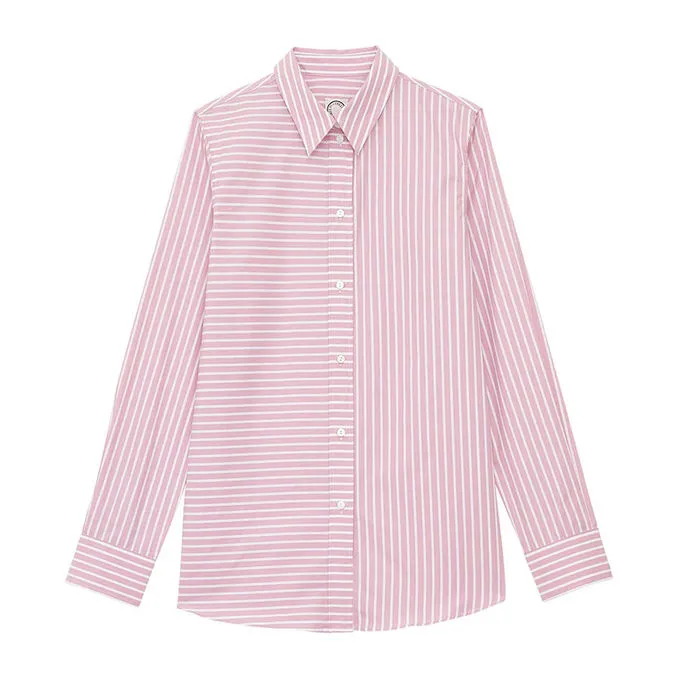 White Pink Women's Shirt - MARTIN