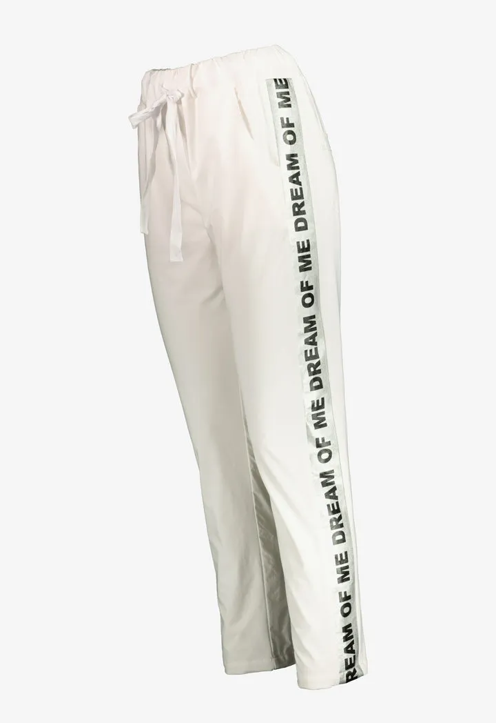 White Running Trousers