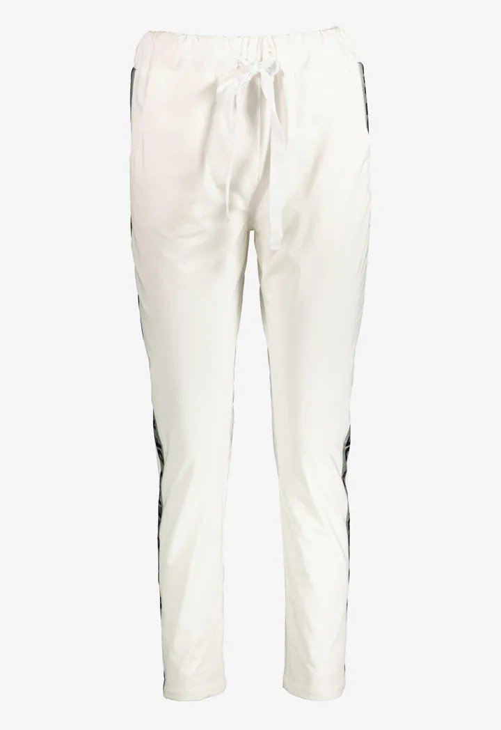 White Running Trousers