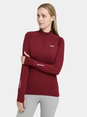 Winter Running Top Women Brushed Inner Fabric