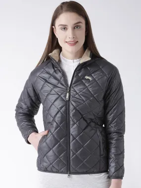 Women Full Sleeves Puffer Jacket