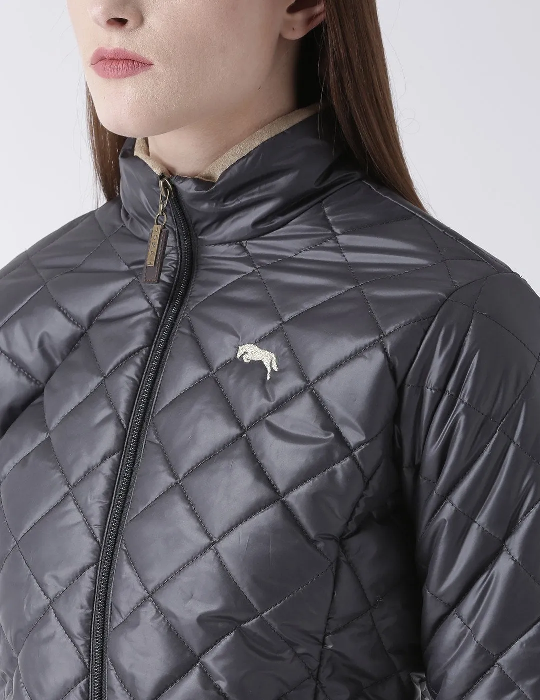 Women Full Sleeves Puffer Jacket