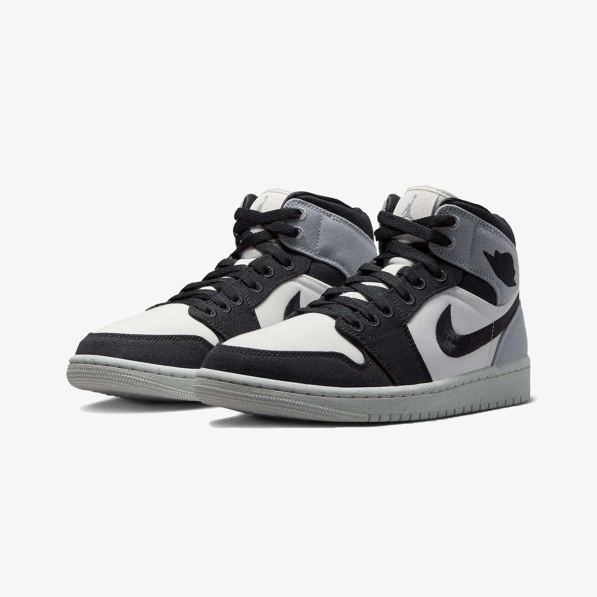 Women's Air Jordan 1 Mid SE 'Sail/Black-Light Steel Grey'