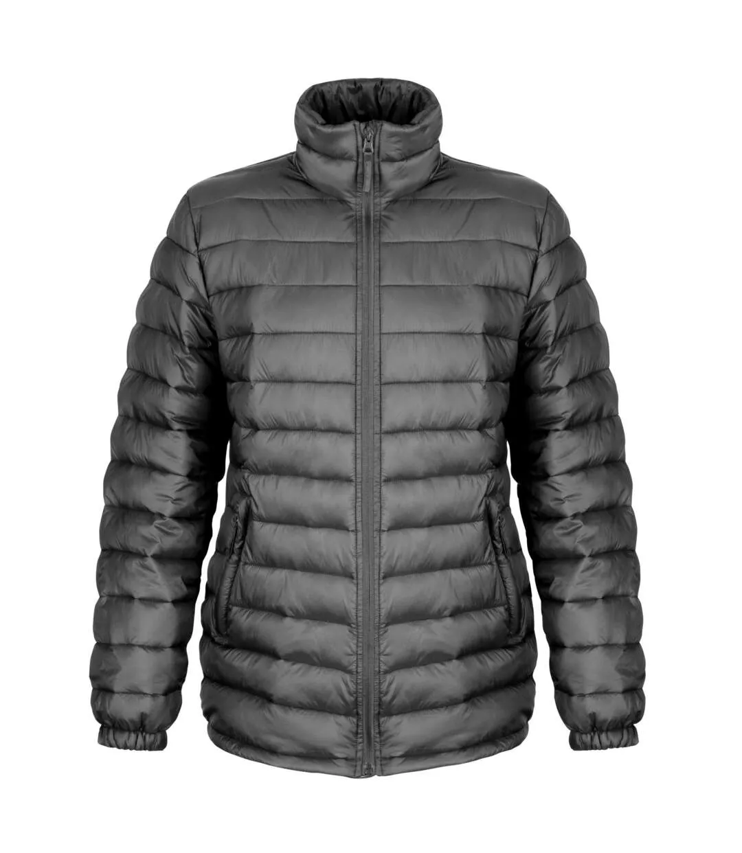 Womens/ladies ice bird padded jacket black Result Urban