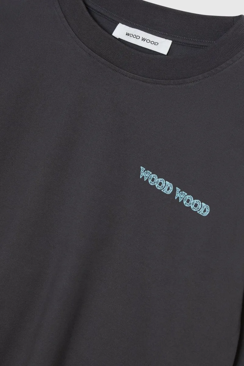 Wood Wood Haider Tribe T-shirt - Anthracite