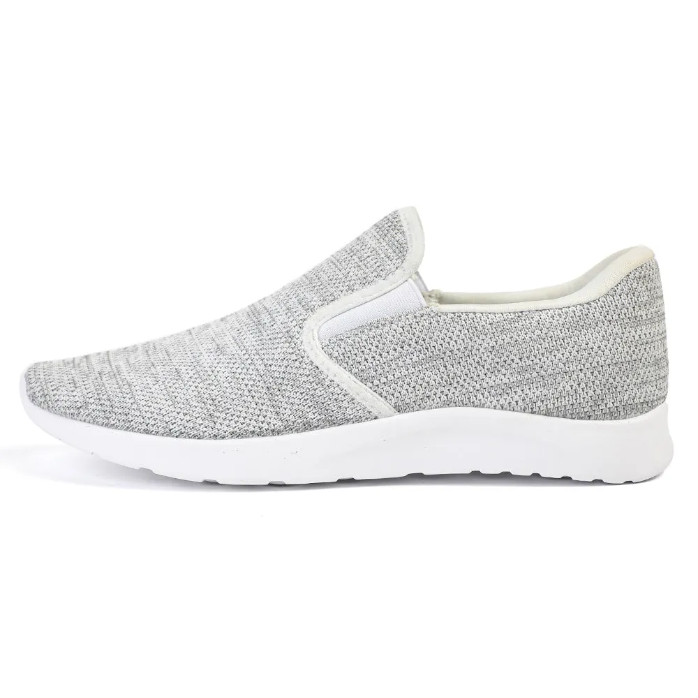 Xflow Foam Women's Slip On Walking Shoes - White Grey.