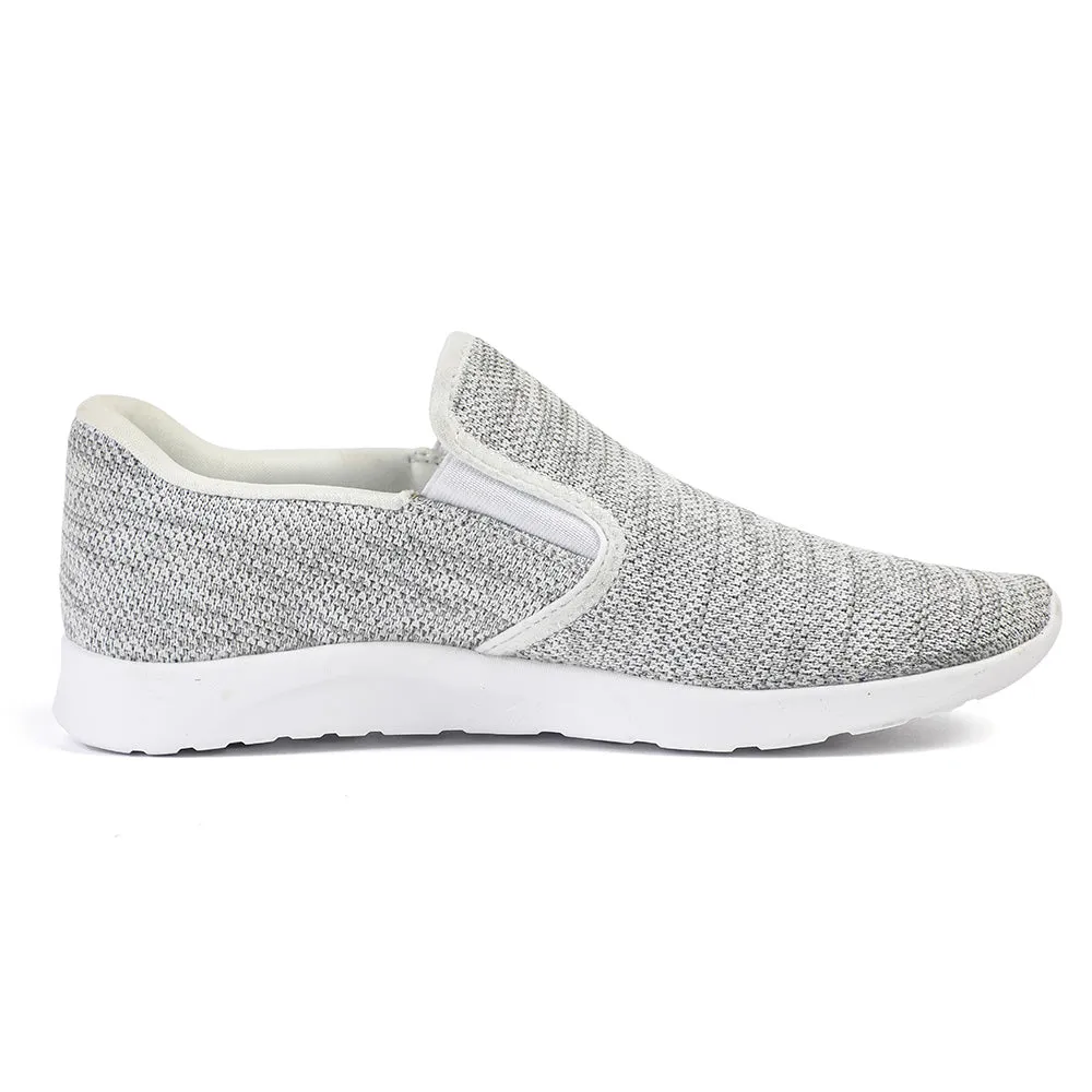 Xflow Foam Women's Slip On Walking Shoes - White Grey.