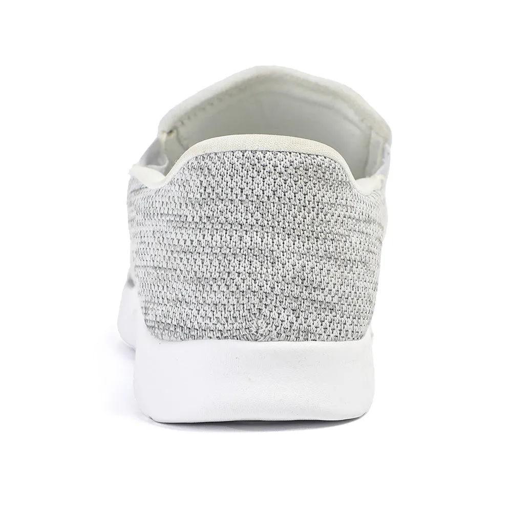 Xflow Foam Women's Slip On Walking Shoes - White Grey.