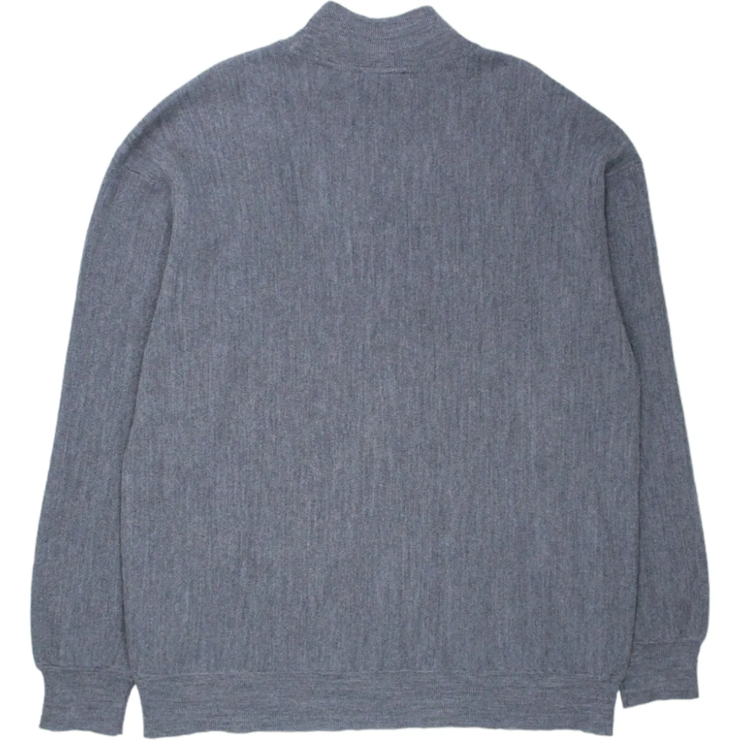 YMC Grey Marl Mock Neck Sweater