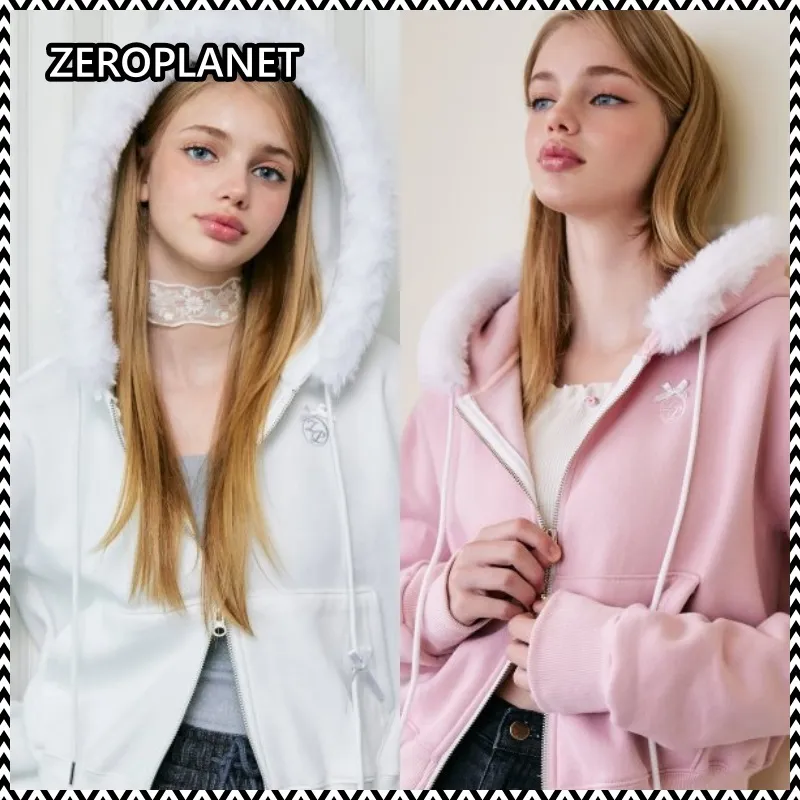 ZEROPLANET | Long Sleeve Hoodies & Sweatshirts with Plain Logo