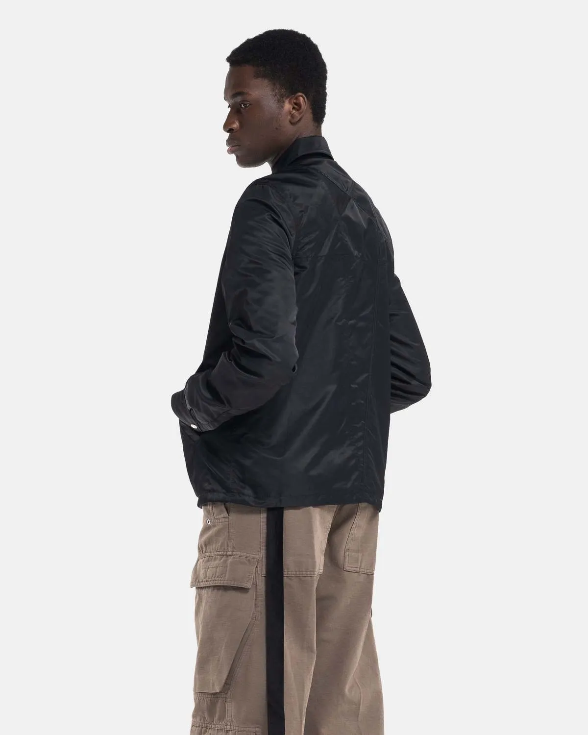 Zipfront Jacket - Black